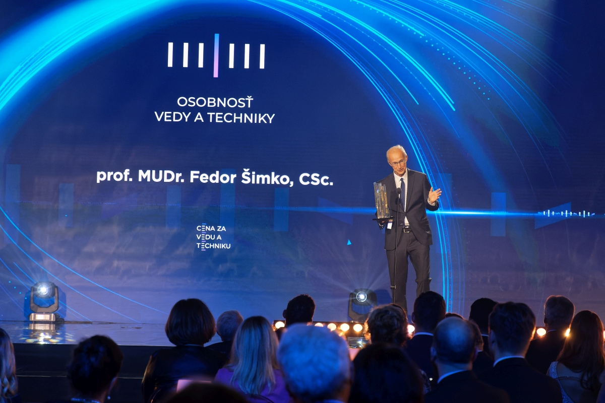 Cena za vedu a techniku – Osobnosť vedy a techniky – prof. MUDr. Fedor Šimko, CSc.