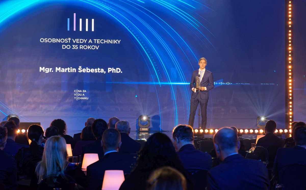 Cena za vedu a techniku – Osobnosť vedy a techniky do 35 rokov – Mgr. Martin Šebesta, PhD.
