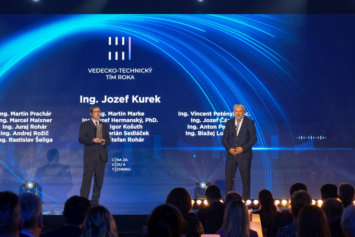 Cena za vedu a techniku – Vedecko-technický tím roka – Tím pod vedením Ing. Jozefa Kureka, VUJE, a. s.