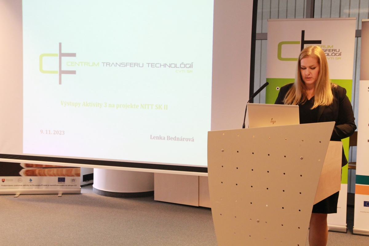 Ing. Lenka Bednárová, PhD., CVTI SR