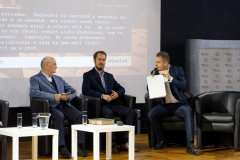Otvorenie TVT 2023 – diskusia s hosťami – prof. Ing. Františkom Urbanom, CSc., z STU BA a  Ing. Tomášom Škumátom