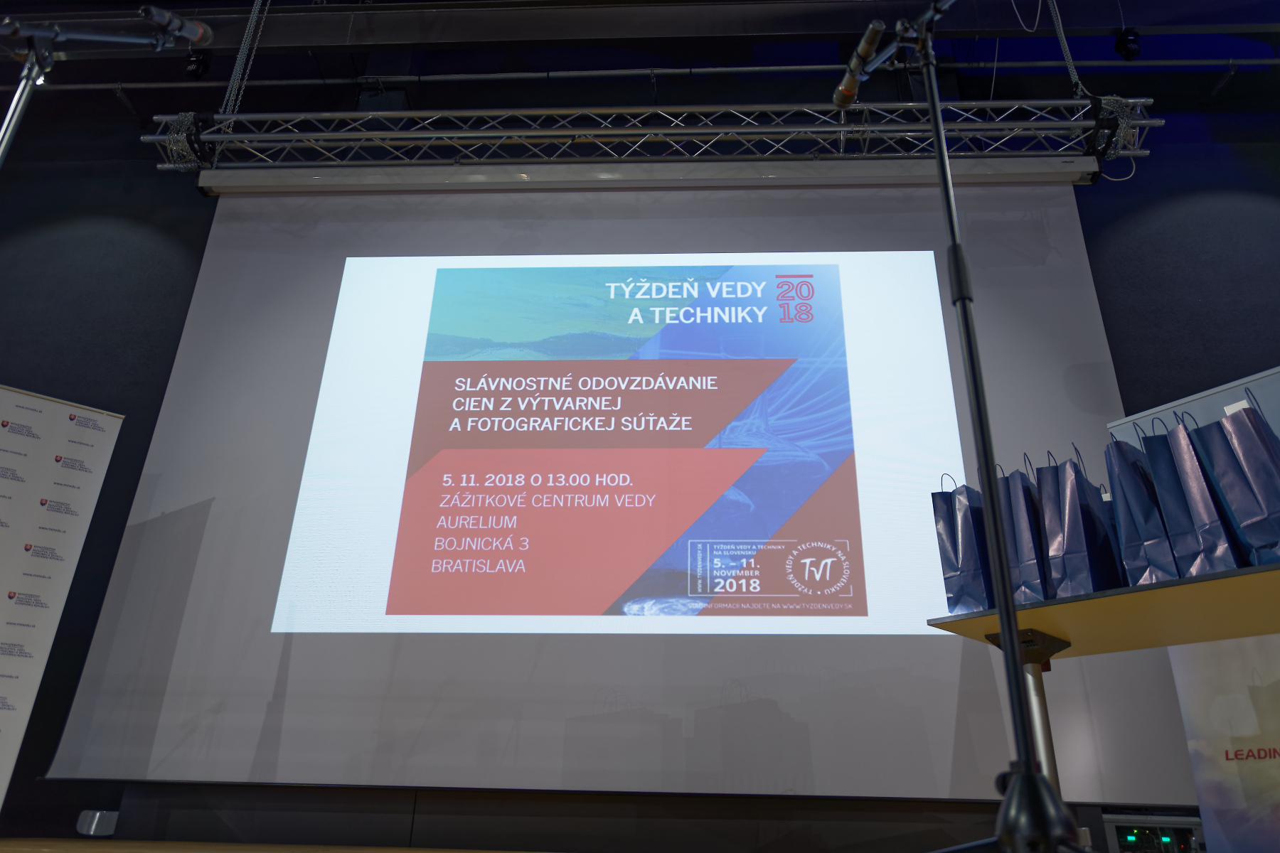 Odovzdávanie cien výhercom súťaží v rámci TVT 2018