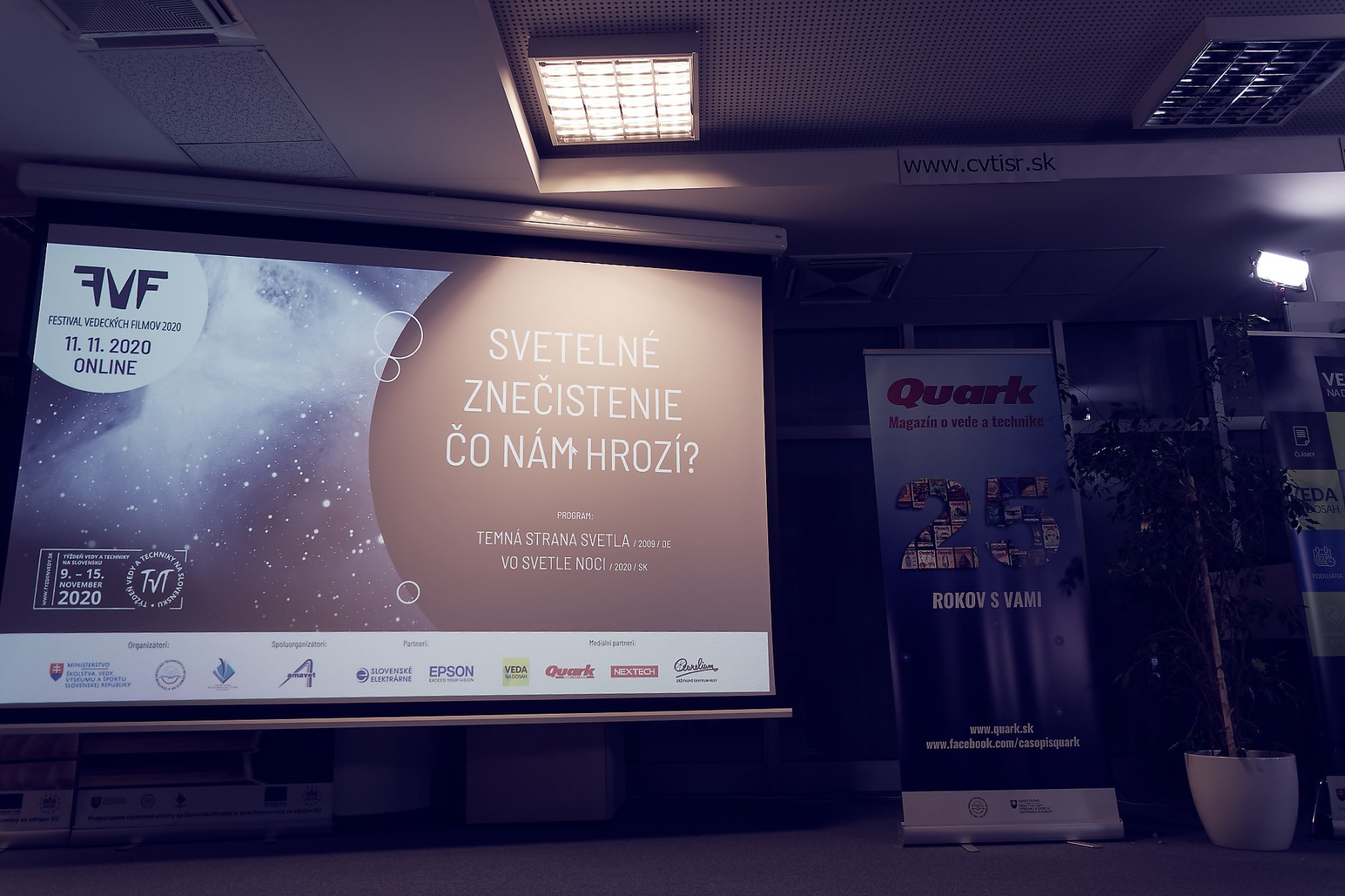 7. ročník Festivalu vedeckých filmov – Svetelné znečistenie... Čo nám hrozí?