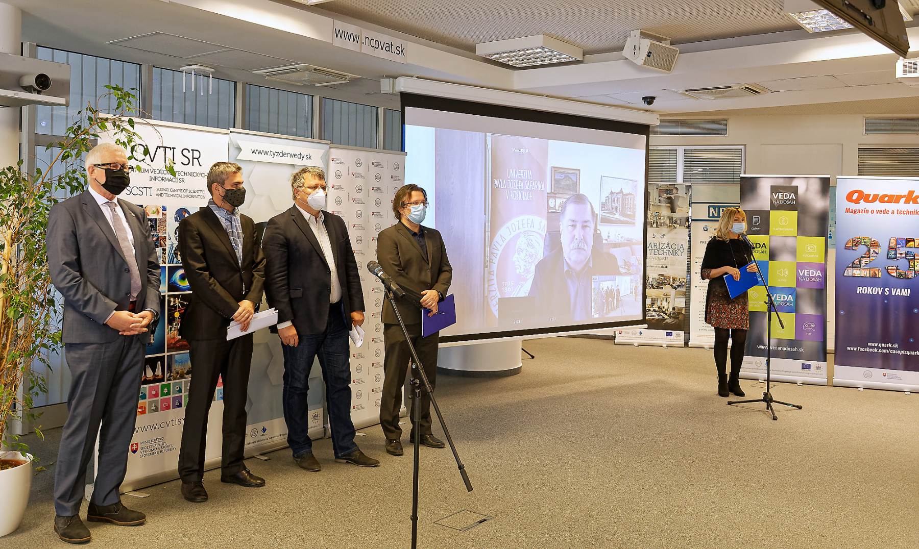 Tlačová konferencia k Týždňu vedy a techniky na Slovensku