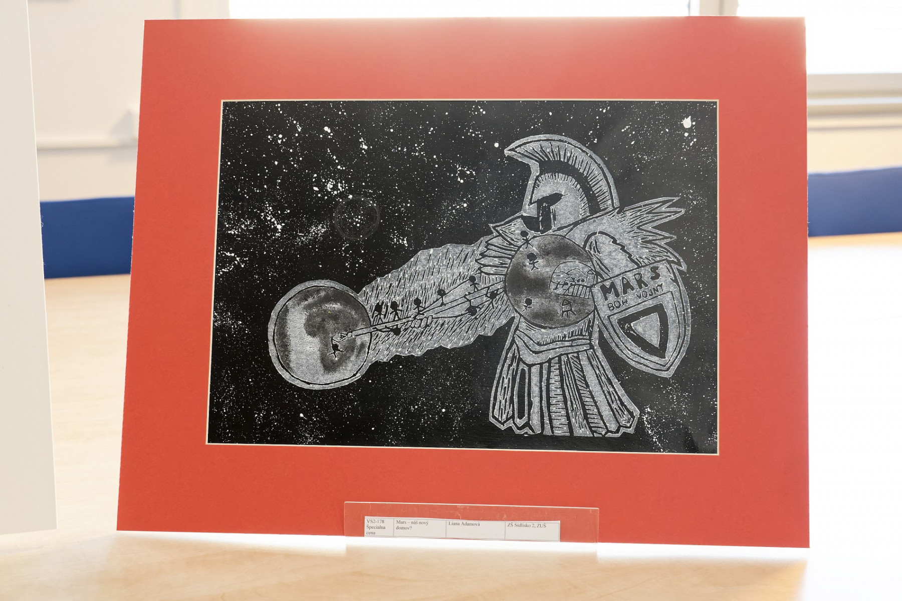 Víťazné práce výtvarnej a grafickej súťaže „Mars – náš nový domov?“