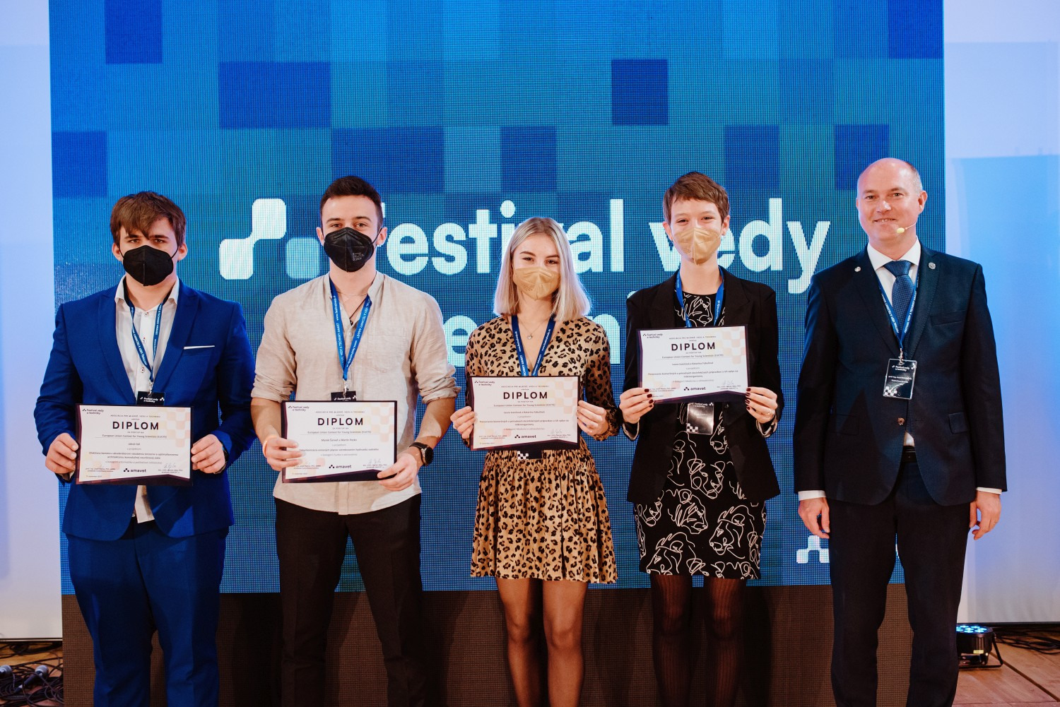 Víťazi FVaT AMAVET postupujúci na European Union Contest for Young Scientists (EUCYS)