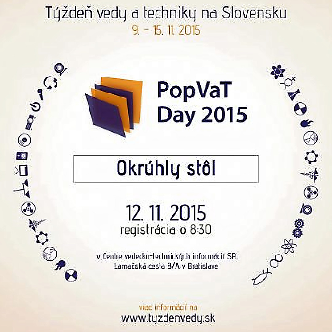 Okrúhly stôl PopVaT Day 2015