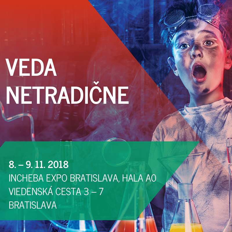 Banner k podujatiu Veda netradične. TVT 2018.