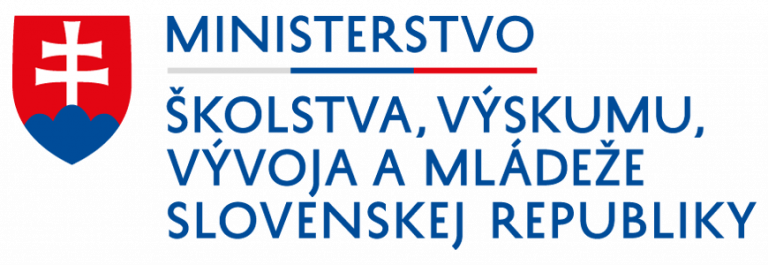 logo Ministerstvo školstva, výskumu, vývoja a mládeže Slovenskej republiky