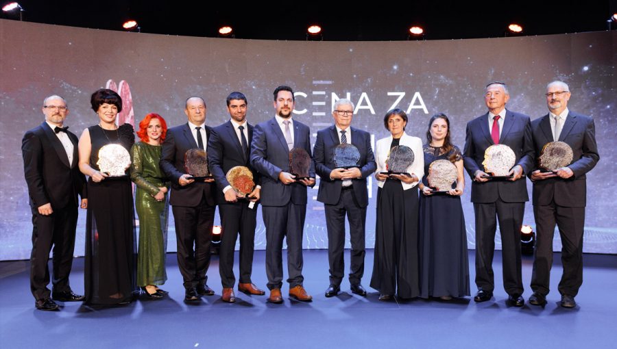 Laureáti ocenenia Cena za vedu a techniku 2025. Foto: CVTI SR