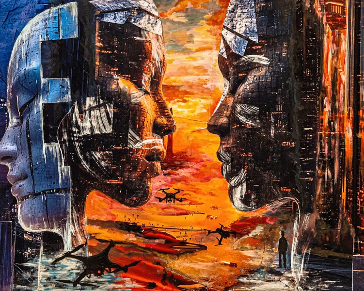 1.miesto: Dominika Birošíková Názov: Tvárou v tvár